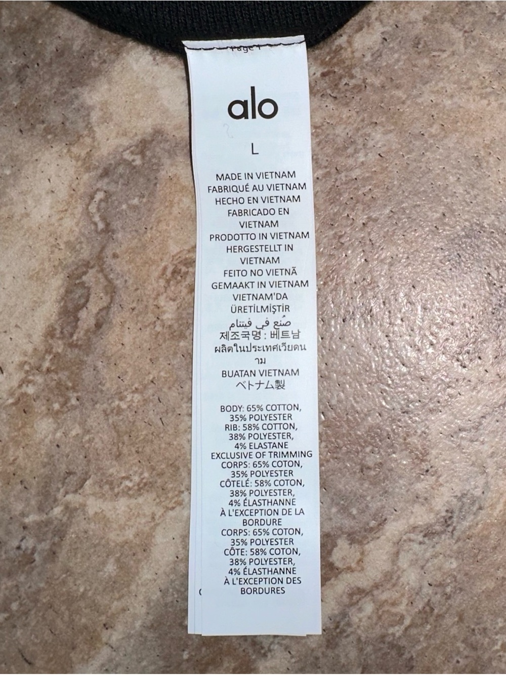 Alo Yoga Accolade 1/4 Zip Pullover Black NWT Quarter Zip Sweatshirt Size Large - Picture 7 of 11